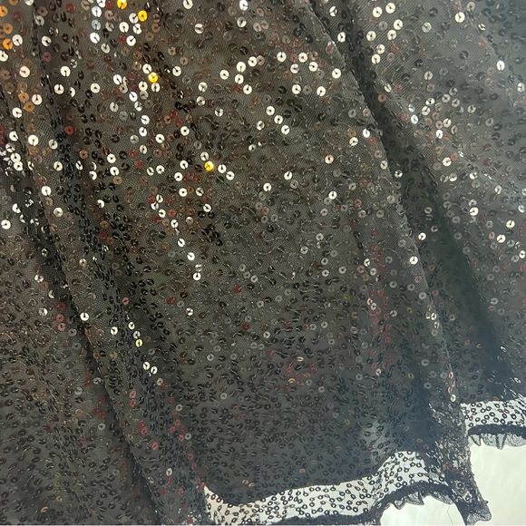 Betsey Johnson Y2K Black and Pink Sequin Party Dress, size 4 - Picture 5 of 9